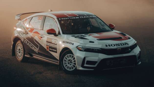Honda Civic Type R HRC Rally XP – new FL5 rally car to be shown at US GP, piloted by F1’s Liam Lawson