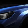 Subaru Performance E-STI EV concept teased for JMS – Performance-B STI also due; return of WRX STI?