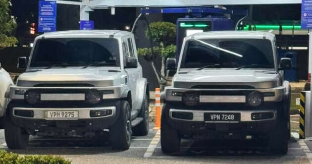 iCaur V23 seen road-registered in Malaysia – EV SUV with classic Land Cruiser styling launching soon?