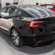 2026 Tesla Model 3 Long Range RWD in Malaysia – 750 km WLTP, indicator stalk, black badges, RM185k