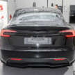 2026 Tesla Model 3 Long Range RWD in Malaysia – 750 km WLTP, indicator stalk, black badges, RM185k