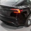 2026 Tesla Model 3 Long Range RWD in Malaysia – 750 km WLTP, indicator stalk, black badges, RM185k