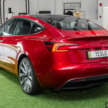 2026 Tesla Model 3 Long Range RWD in Malaysia – 750 km WLTP, indicator stalk, black badges, RM185k
