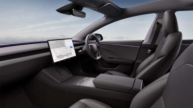 Tesla Model 3 Highland gets new Long Range RWD variant in Malaysia – 750 km WLTP, 0-100 5.2s; RM185k