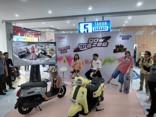 Yamaha Fazzio Hybrid Tampil Lebih Eye-Catchy dengan Dua Warna Baru, Meluncur di Jakarta Fair 2025